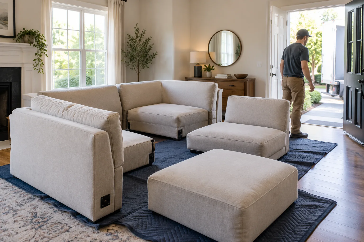 Preparation details for couch & sofa removal